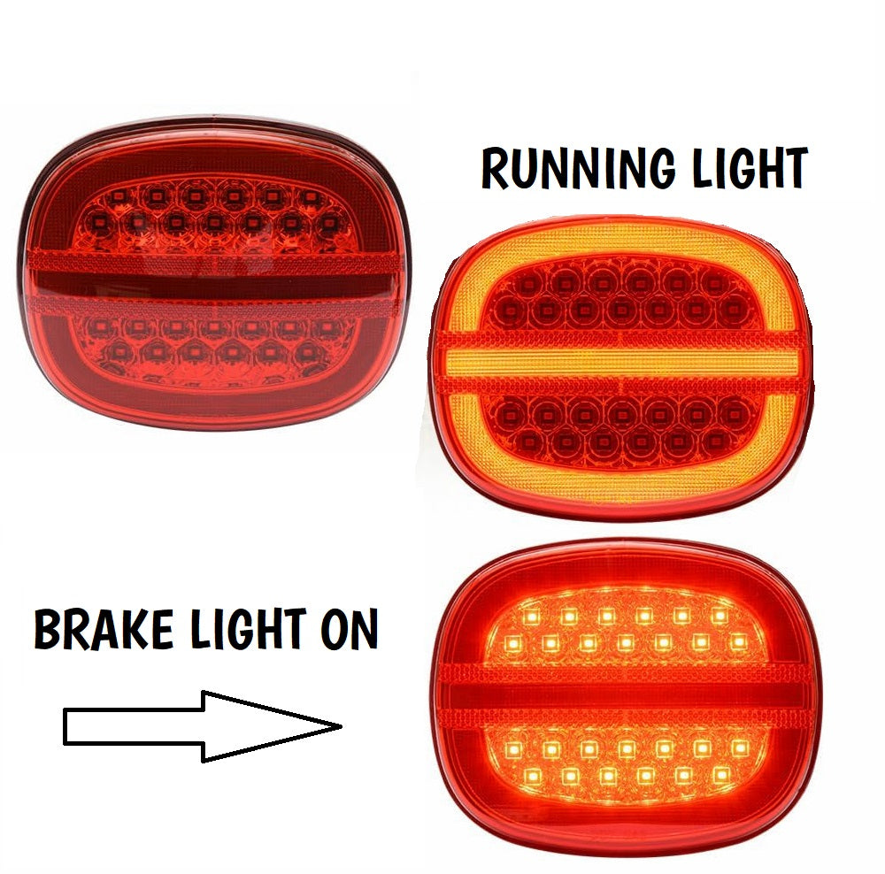 C4 Corvette LED tail lights *Squared style