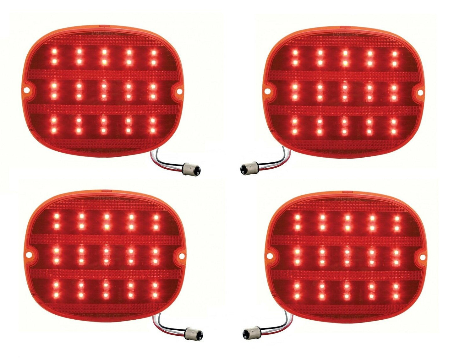 C4 Corvette LED tail lights *Squared style