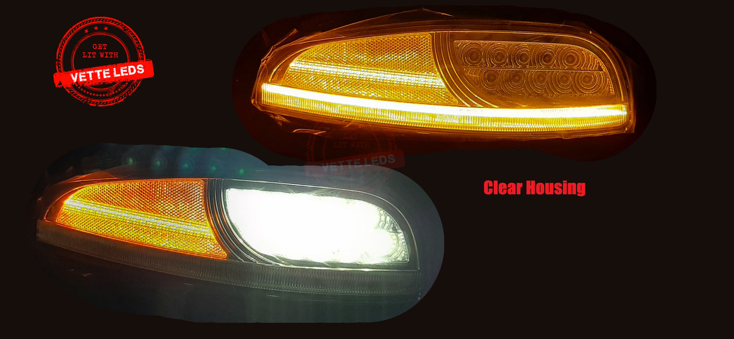 Koncept LED DRL housings *Smoked or Clear