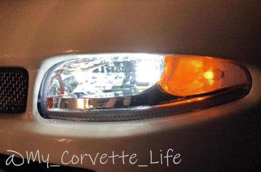 1997 - 2013 Day Time Running Lights Solid WHITE
